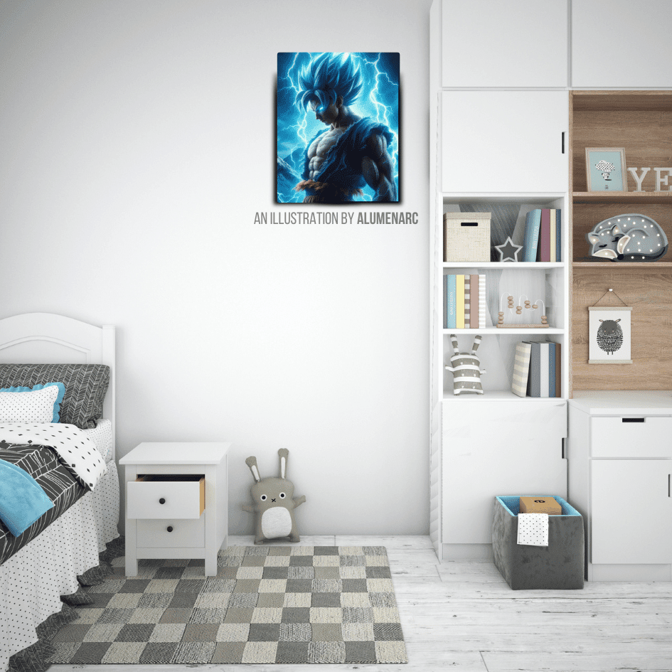 A034 - G Metal Poster by Alumenarc