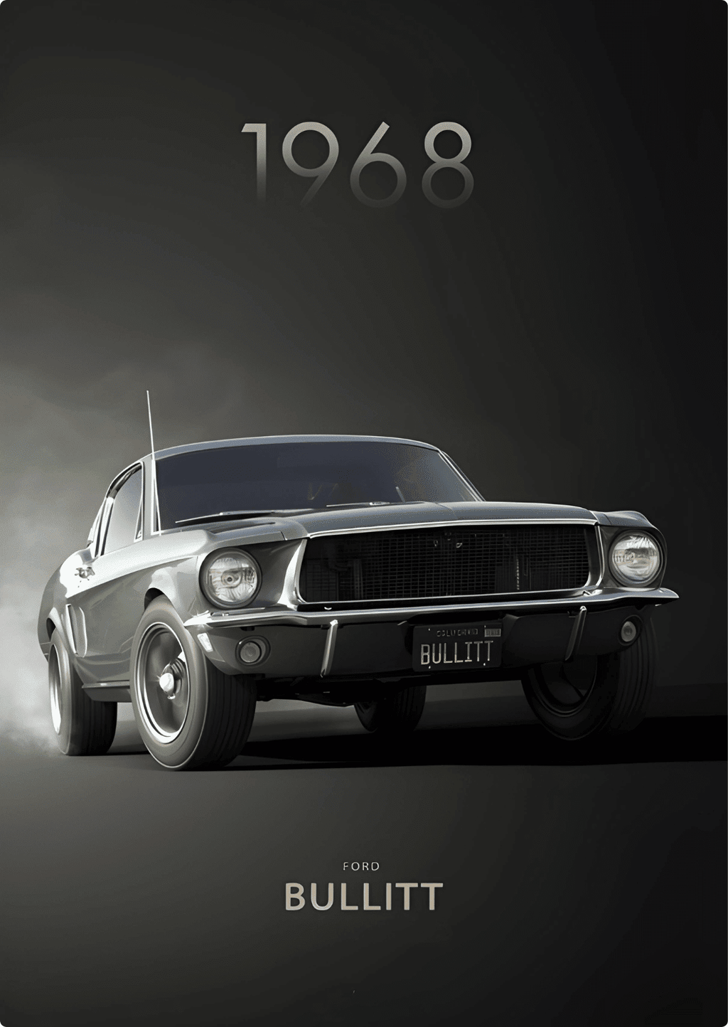 C046 - Bullit68 Metal Poster by Alumenarc