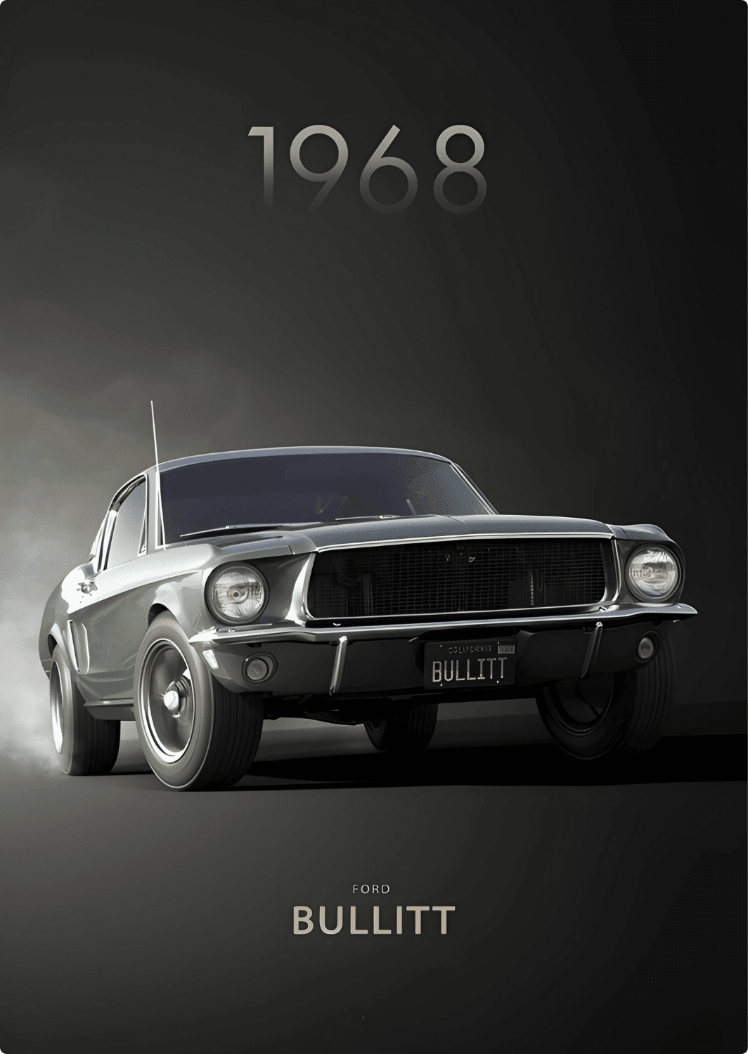C046 - Bullit68 Metal Poster by Alumenarc