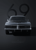 C079 - 69 Metal Poster by Alumenarc
