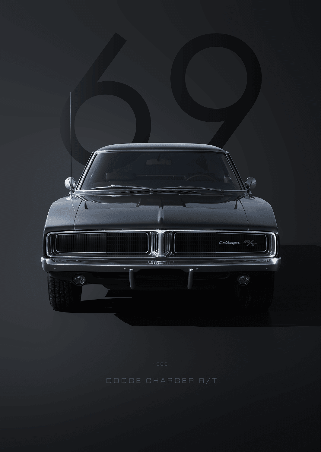 C079 - 69 Metal Poster by Alumenarc