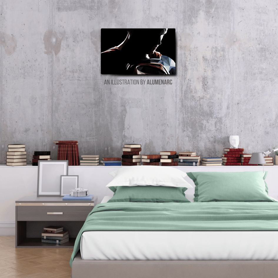 CM007 - S Metal Poster by Alumenarc