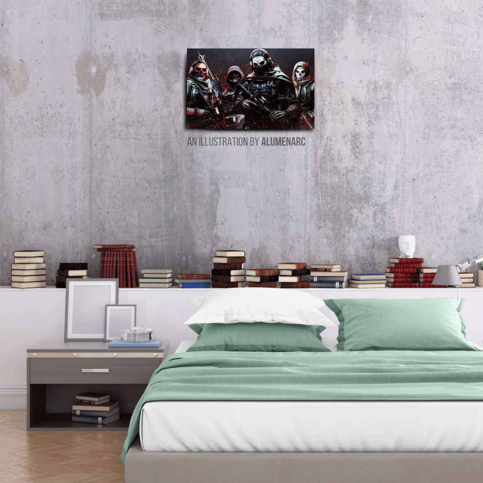 G089 - COD Metal Poster by Alumenarc